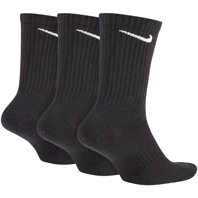 Bild 3 för Nike Everyday Crew Strumpor 3-pack Svart
