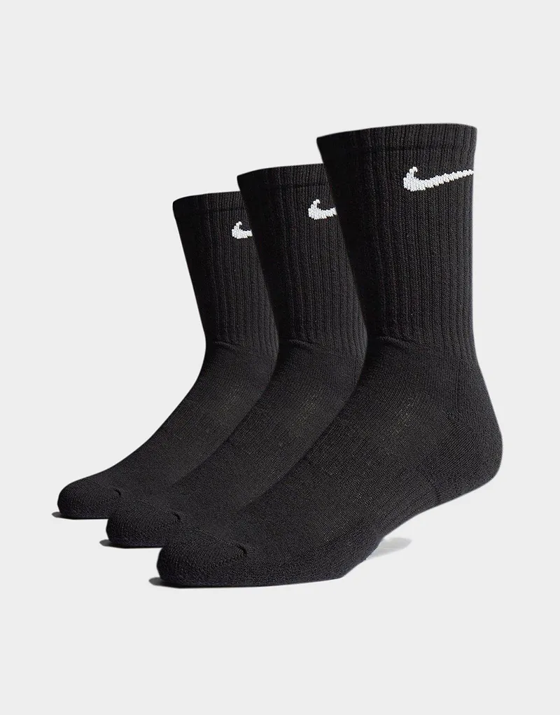 Alternativ bild 0 för Nike Everyday Crew Strumpor 3-pack Svart