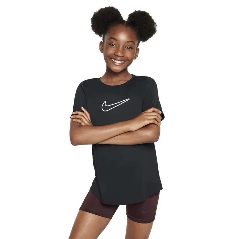 Alternativ bild 0 för Nike G Dri-Fit One Std SS Top HBR, Padel- och tennis T-shirt tjej