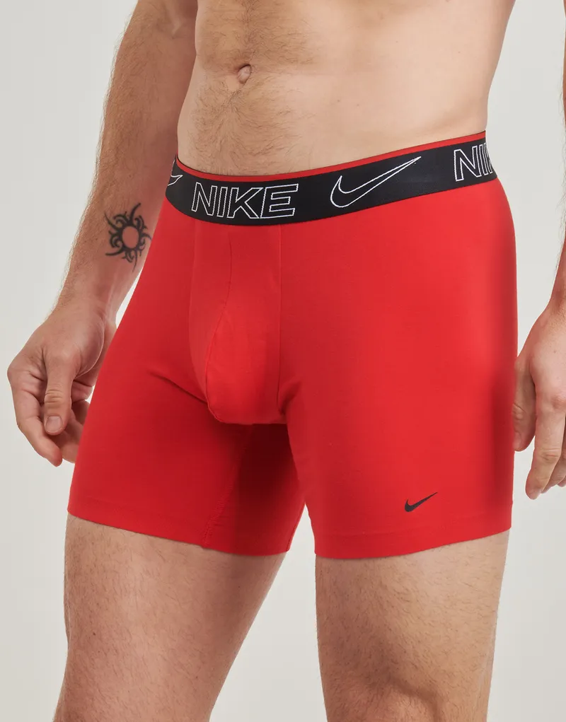 Bild 4 för Nike Kalsonger 2P Elite Cotton Stretch Boxer Brief Svart/Röd Small Herr