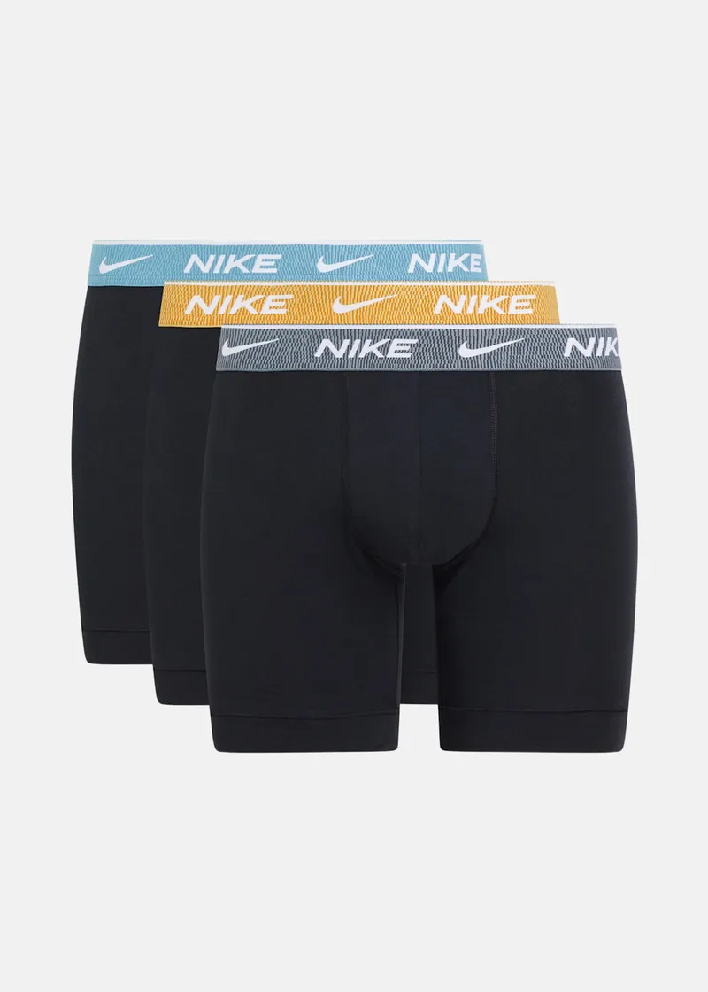 Bild 2 för Nike Kalsonger 3P Everyday Essentials Cotton Stretch Boxer Grå/Blå bomull Small Herr