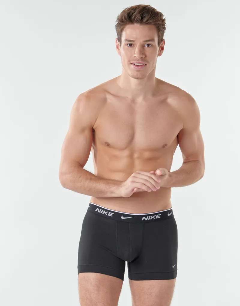 Bild 3 för Nike Kalsonger 3P Everyday Essentials Cotton Stretch Trunk Svart bomull Small Herr
