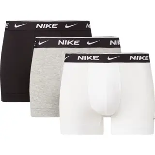 Produktfoto för Nike Kalsonger 3P Everyday Essentials Cotton Stretch Trunk Svart/Grå bomull X-Large Herr