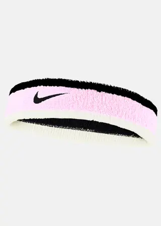 Produktfoto för Nike - Rosa headband Beanie - Nike Swoosh Pink Foam/Milk/Black Headband @ Hatstore