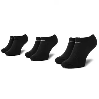 Produktfoto för Nike Training No-Show, Hälsockor, Svart, Vuxen, Unisex, White, 34-38