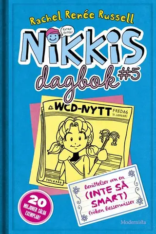 Produktfoto för Nikkis dagbok #5 Berättelser om en (INTE SÅ SMART) Fröken Besserwisser