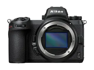 Produktfoto för Nikon Z 6II, 24,5 MP, 6048 x 4024 pixlar, CMOS, 4K Ultra HD, Pekskärm, Svart