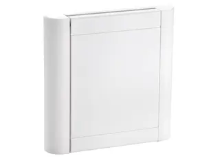Produktfoto för NILFISK Sugbrytare DESIGN, fyrkantig 9x9 cm i vit plast för väggmontering.