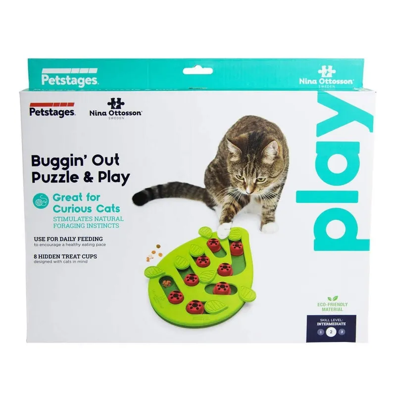Bild 2 för Nina Ottosson Cat Buggin’Out Puzzle & Play Grön