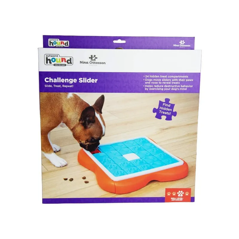 Bild 2 för Nina Ottosson Dog Challenge Slider Orange-Turkos