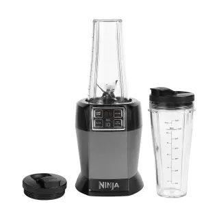 Produktfoto för Ninja BN495, 0,7 l, Pulsfunktion, Iskrossning, 1,5 m, 1000 W, Antracit, Svart, Grå