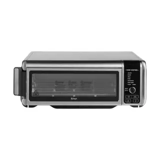 Produktfoto för Ninja SP101, Varmluftsfritös, 10 l, Single, Svart, Rostfritt stål, Knappar, Rotations-, Fristående