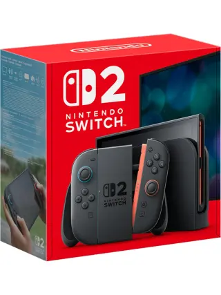 Produktfoto för Nintendo Switch 2, Nintendo Switch 2, Svart, Analog / Digital, D-pad, Home-knapp, Menyknapp, Strömknapp, Knappar, LCD