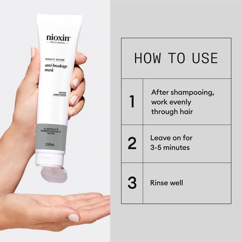 Bild 5 för Nioxin Density Defend Anti-Breakage Strengthening Mask 150 ml