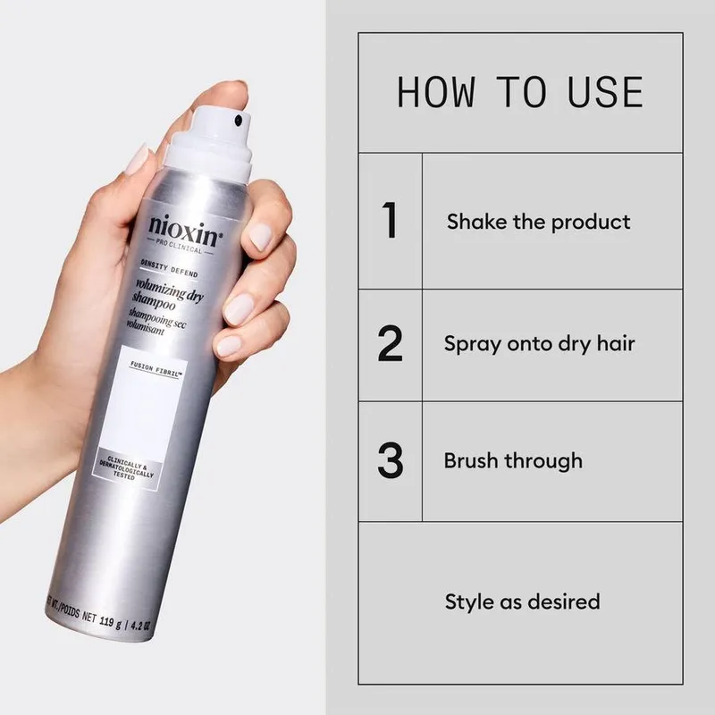 Bild 5 för Nioxin Density Defend Volumizing Dry Shampoo 180 ml