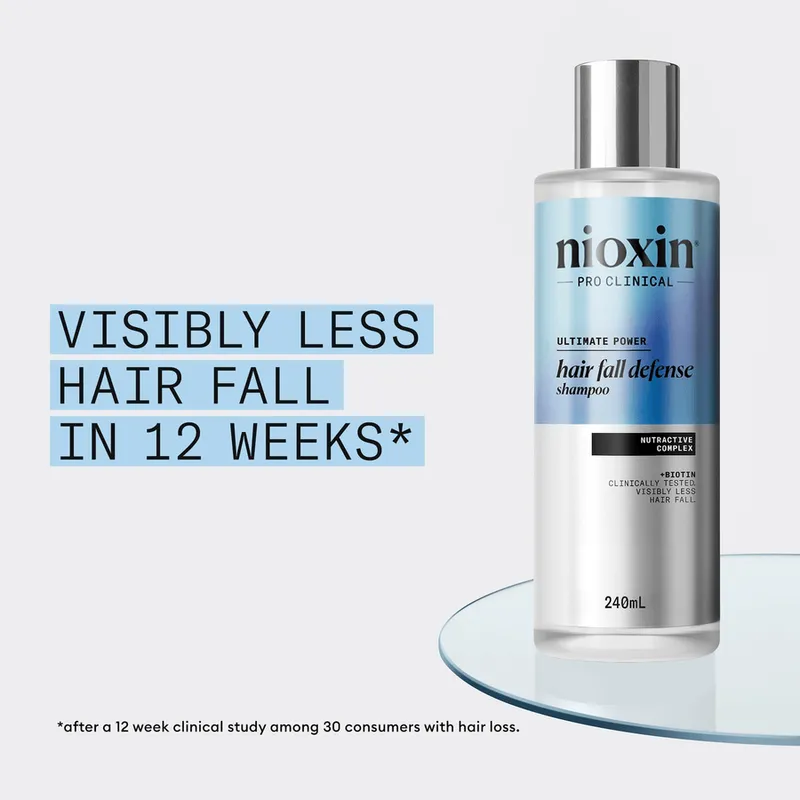 Bild 4 för Nioxin Hair Fall Defense Shampoo 240 ml