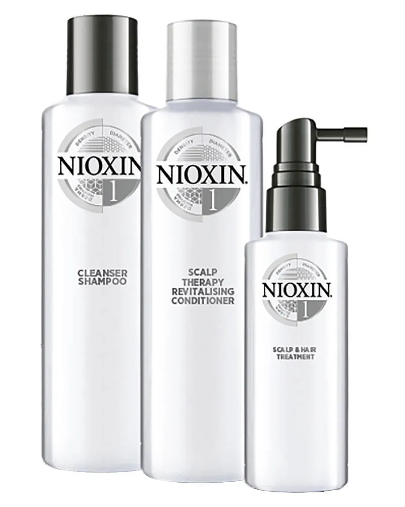 Bild 1 för Nioxin Loyalty Kit System 1 för obehandlat naturligt tunt hår 300+300+100 ml