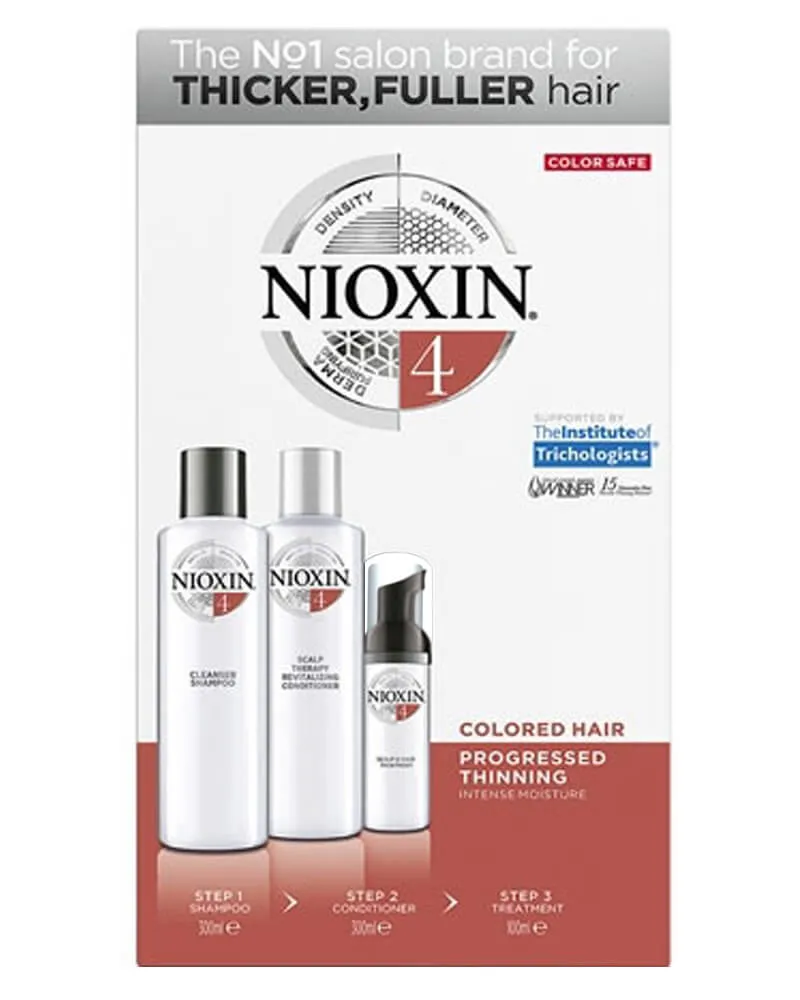 Bild 2 för Nioxin Loyalty Kit System 4 för märkbart tunt, färgat hår 300+300+100 ml