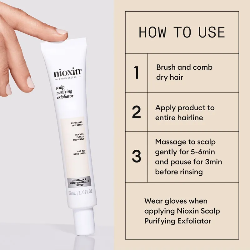 Bild 5 för Nioxin Scalp Purifying Exfoliator 50 ml