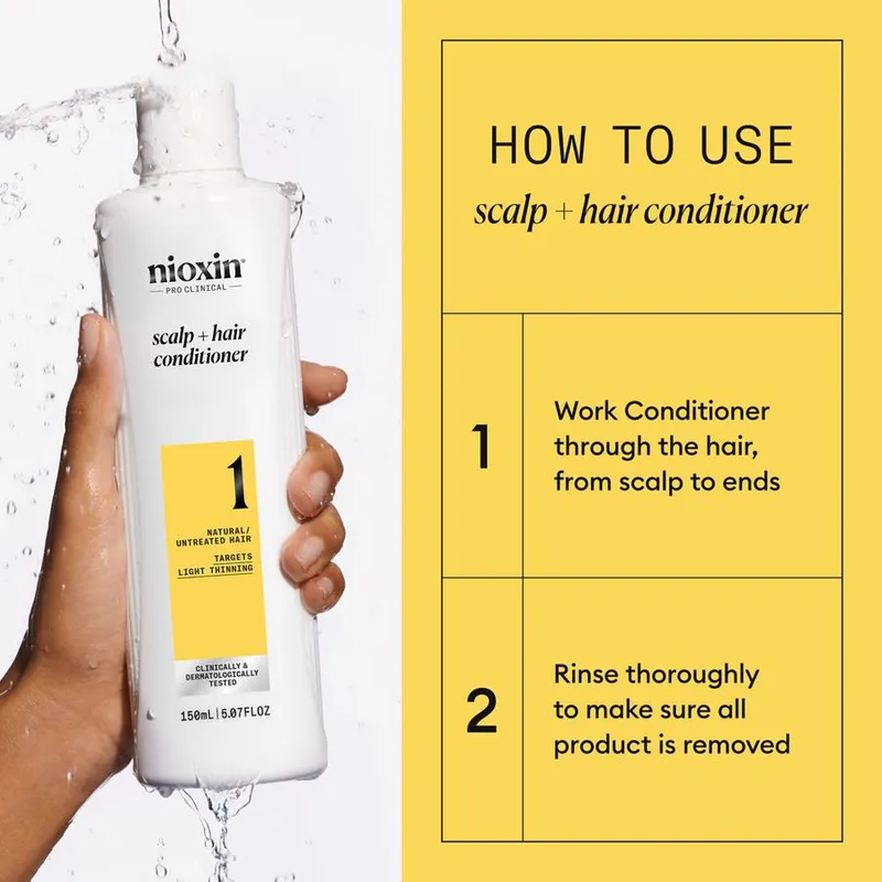 Bild 3 för Nioxin System 1 Conditioner for Thinning Hair 300 ml