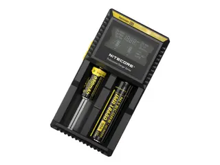 Produktfoto för NITECORE Digicharger D2 - Batteriladdare - 2 x batterier laddas - 500 mA