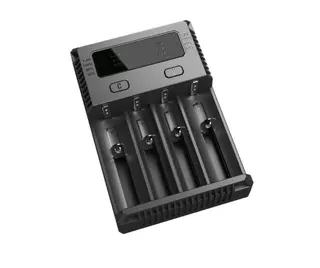 Produktfoto för Nitecore NEW i4, Litiumjärnfosfat (LiFePo4), Litium-Ion (Li-Ion), Nickel-metallhydrid (NiMH), AA, AAA, AAAA, C, D