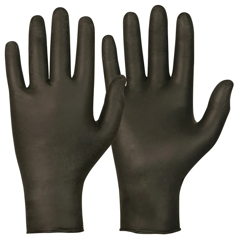 Alternativ bild 0 för Nitrilhandske Soft svart Large Magic Touch 100/fp