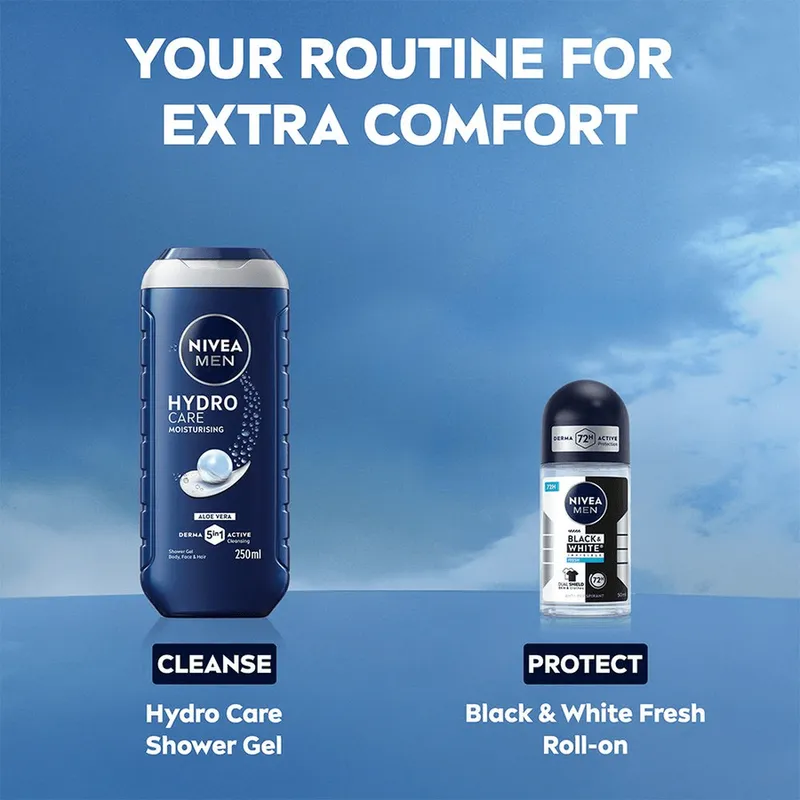 Bild 7 för NIVEA Black & White Fresh Roll On 50 ml