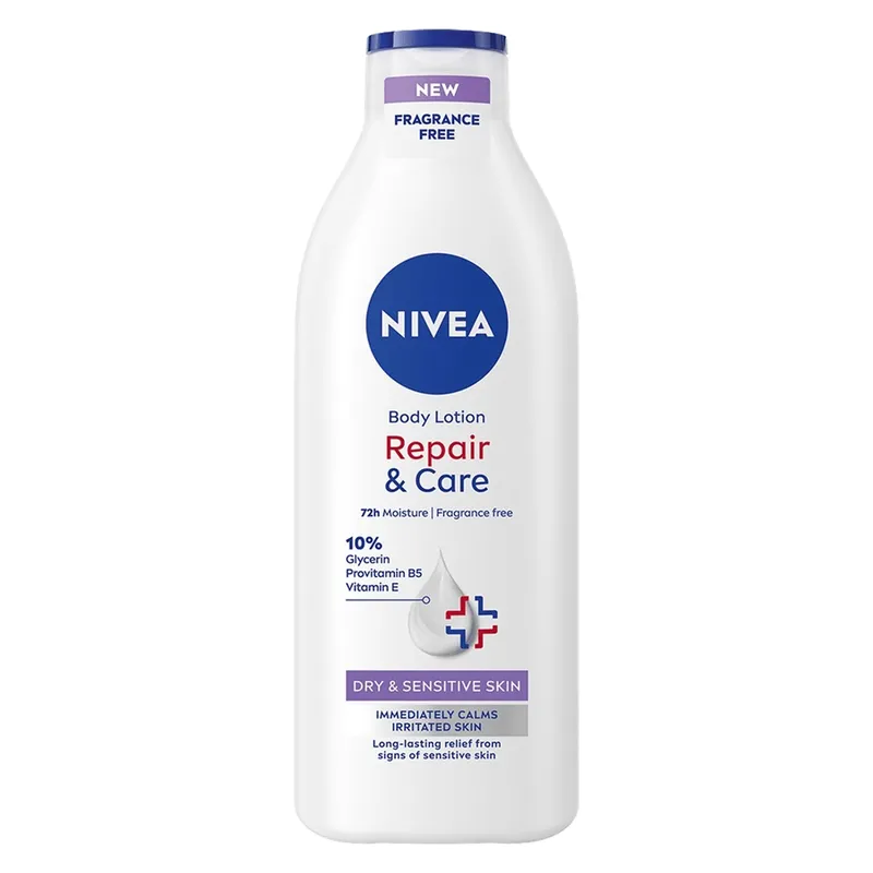 Bild 1 för NIVEA Body Lotion Repair & Care Dry & Sensitive Skin 400ml