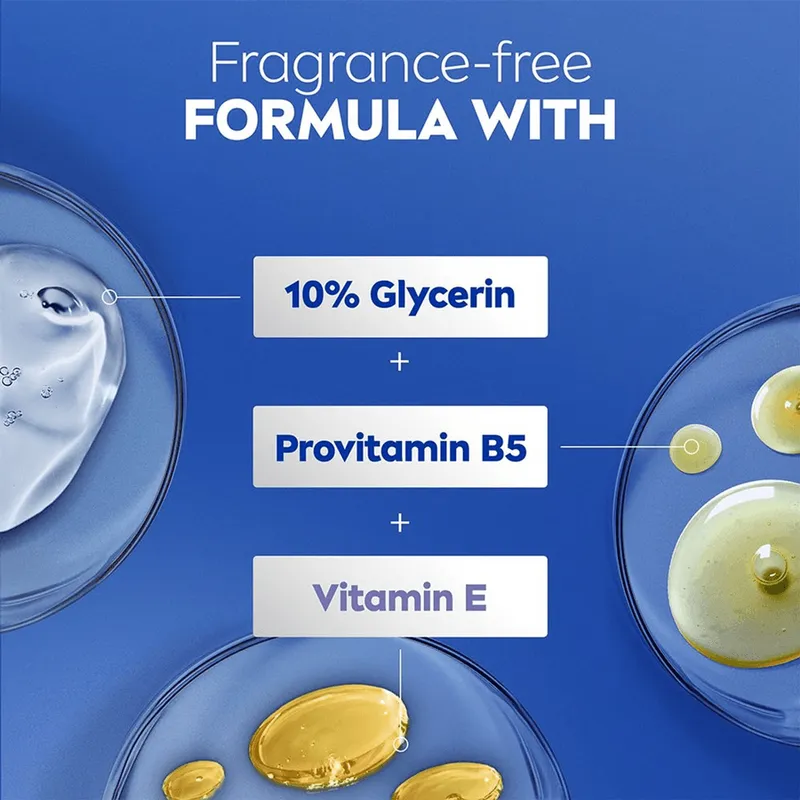 Bild 3 för NIVEA Body Lotion Repair & Care Dry & Sensitive Skin 400ml