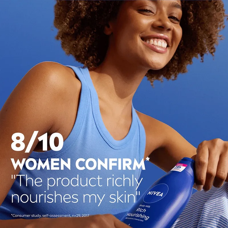 Bild 5 för NIVEA Body Lotion Rich Nourishing 250 ml