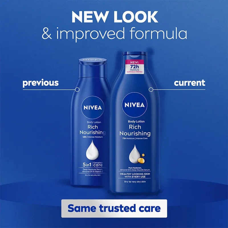 Bild 6 för NIVEA Body Lotion Rich Nourishing 250 ml
