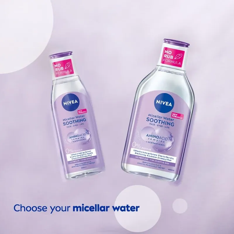 Bild 6 för NIVEA Cleansing Sensitive Micellar Water 200 ml