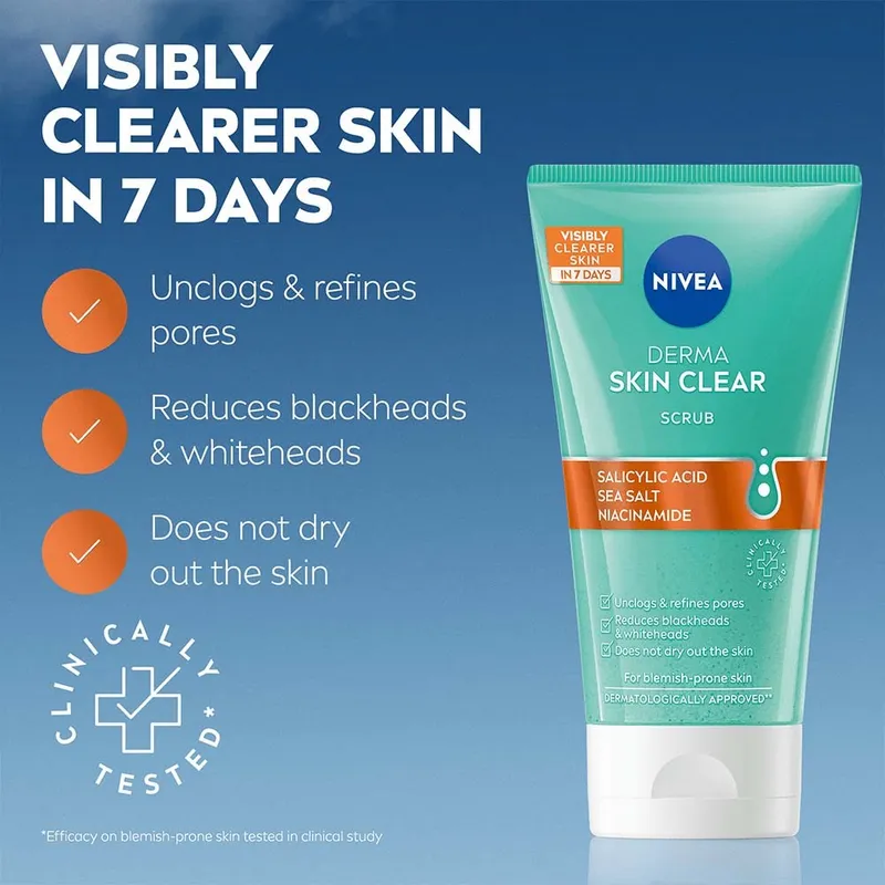 Bild 2 för NIVEA Derma Activate Scrub 150 ml