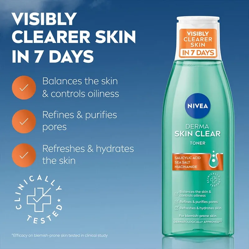 Bild 2 för NIVEA Derma Activate Toner 200 ml