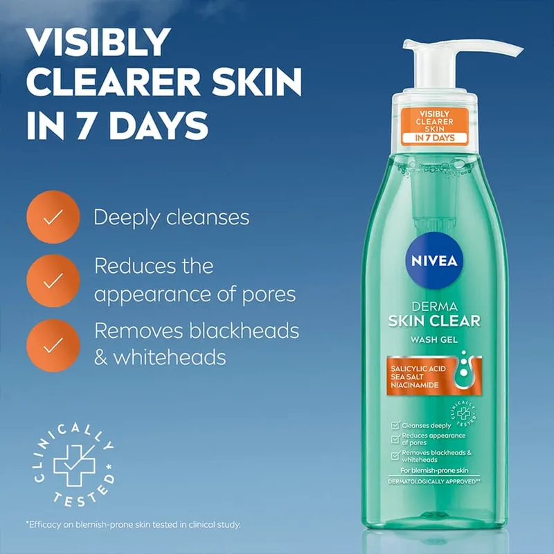 Bild 2 för NIVEA Derma Activate Wash Gel 150 ml