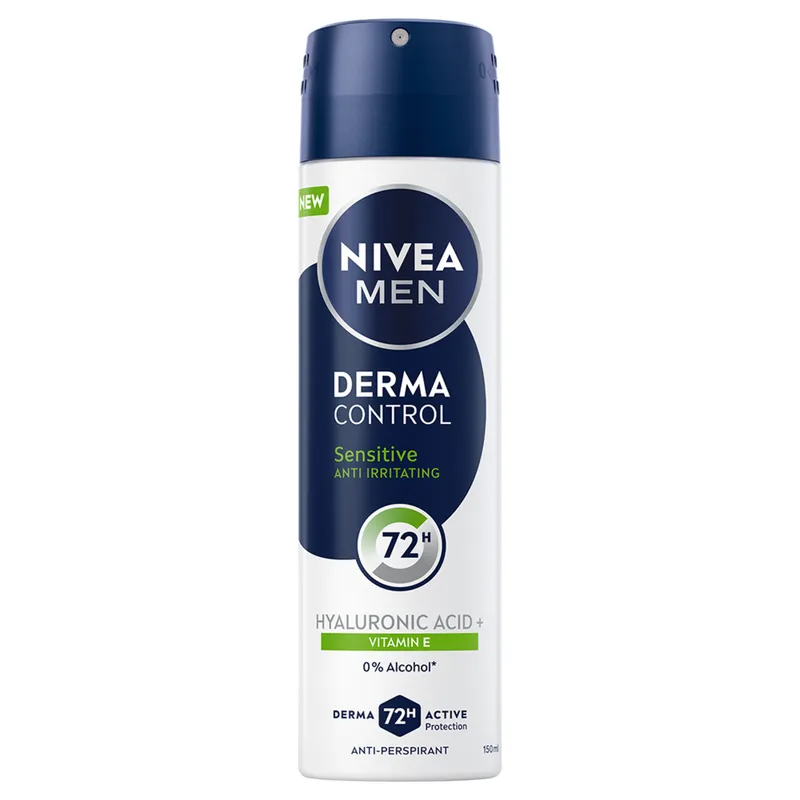 Bild 2 för Nivea Derma Control Sensitive Male Spray 150ml