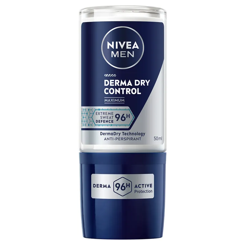 Bild 2 för NIVEA Derma Dry Control Male Roll-on 50 ml