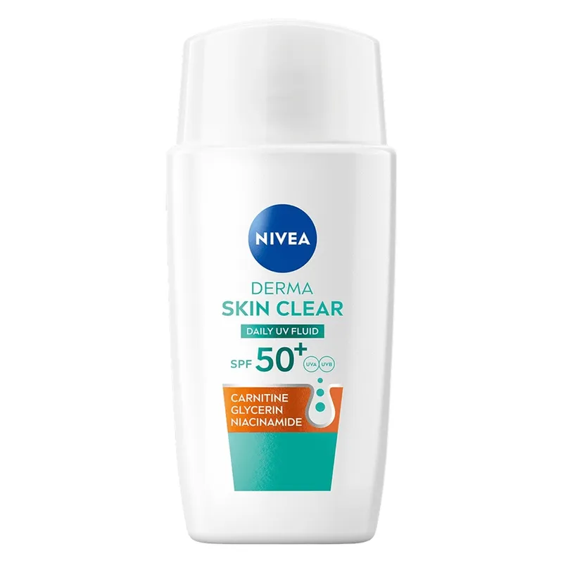 Bild 1 för NIVEA Derma Skin Clear Daily UV Fluid SPF50+ 40ml