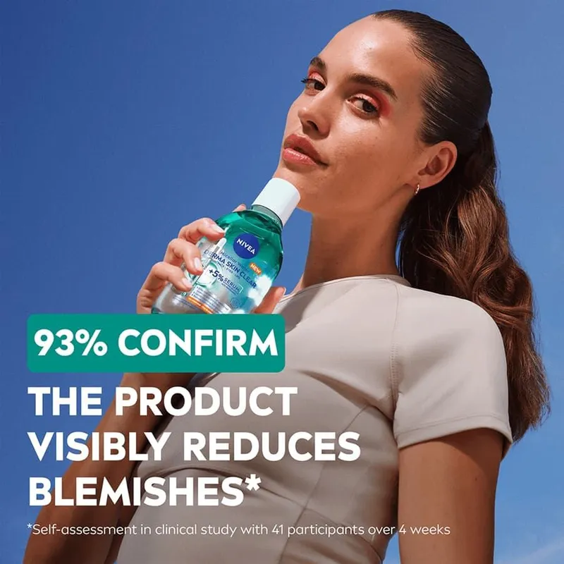 Bild 5 för Nivea DERMA Skin Clear Serum-Infused Micellar Water 400ml