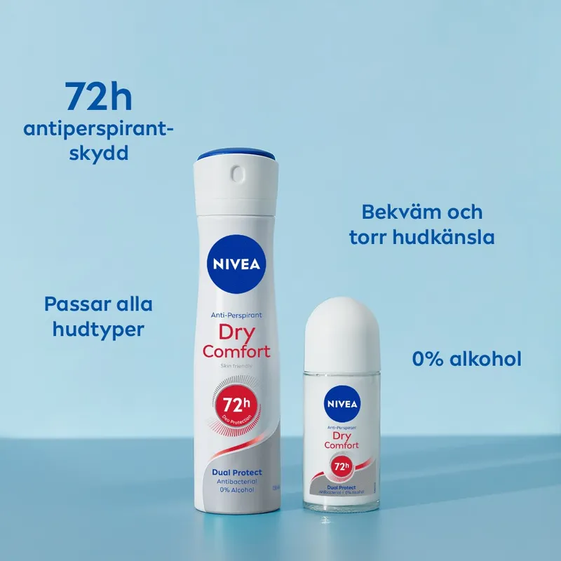 Bild 2 för NIVEA Dry Comfort Spray Deospray - 150 ml