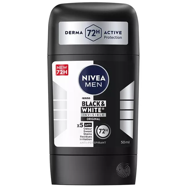 Bild 1 för NIVEA For Men Black & White Anti-Perspirant Stick 50 ml