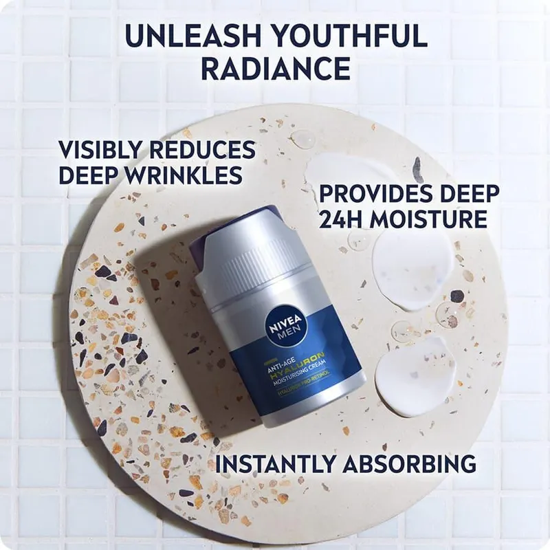 Bild 4 för NIVEA MEN Anti Age Hyaluron Face Cream 50 ml