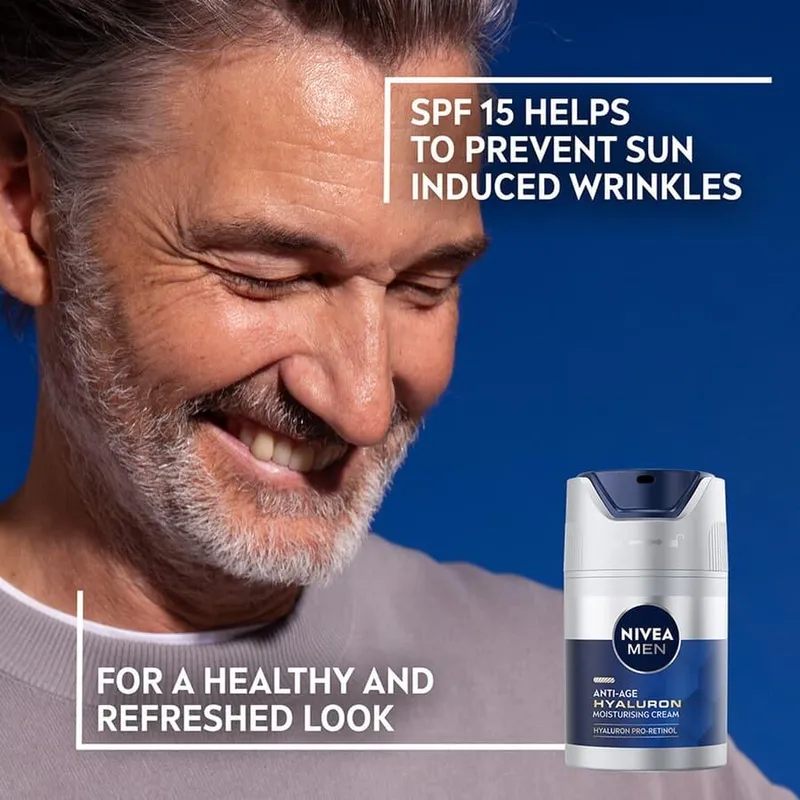 Bild 6 för NIVEA MEN Anti Age Hyaluron Face Cream 50 ml