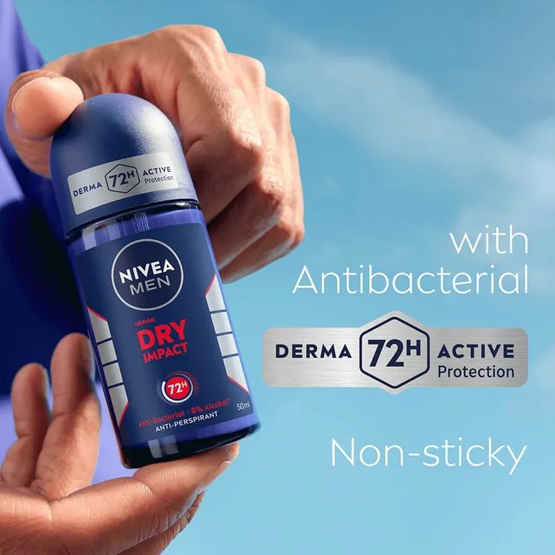 Bild 4 för NIVEA MEN Dry Impact Roll-On Deodorant - 50 ml