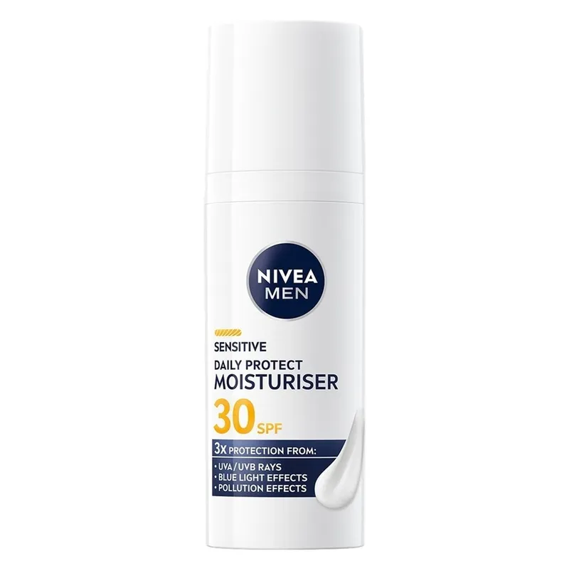 Bild 1 för Nivea Men Sensitive Daily Protect Moisturiser SPF30 50ml