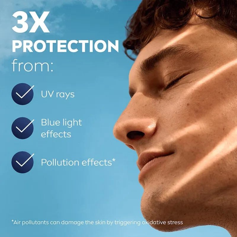 Bild 5 för Nivea Men Sensitive Daily Protect Moisturiser SPF30 50ml
