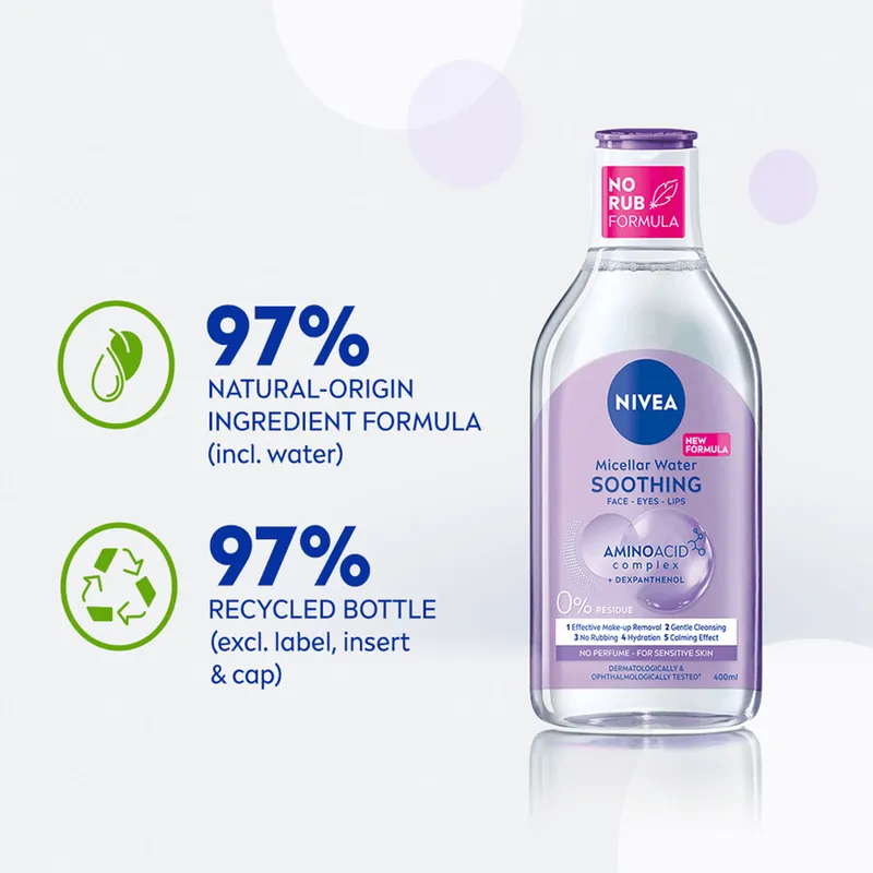 Bild 8 för NIVEA MicellAIR Water Sensitive Skin 400 ml