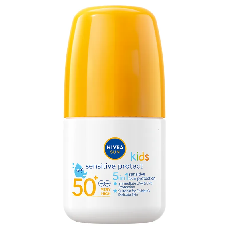 Bild 2 för NIVEA NSUN Kids Sensitive Roll-On SPF50+ 50 ml