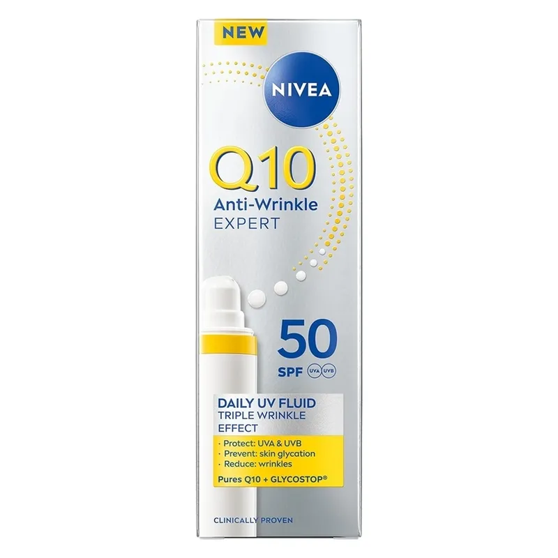 Bild 2 för Nivea Q10 Anti-Wrinkle Expert Daily UV Fluid SPF50 40ml